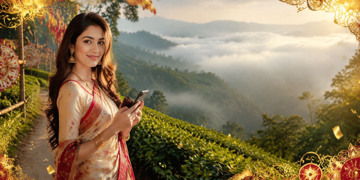Enjoying a mobile casino app on Pohela Boishakh in Bandarban