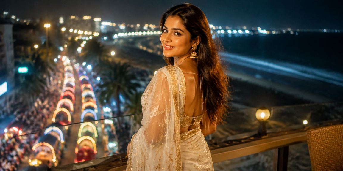 A user in Dhaka wearing a saree using the 139 betting platform