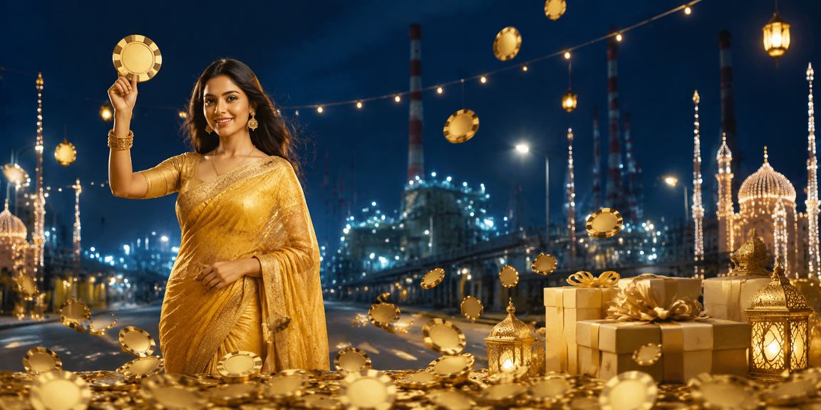 A user in a saree enjoying casino betting and jackpots in Gazipur