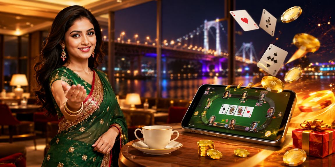 Bangladeshi model playing Teen Patti on a mobile app in Mymensingh